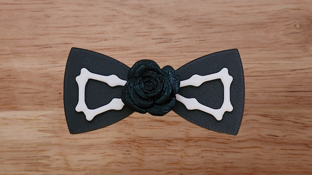 Rose Base with Bones Brim and Solid Back