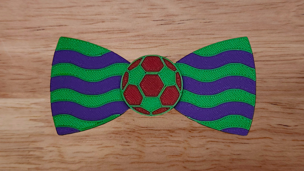 Soccer Ball Base with Wave Back
