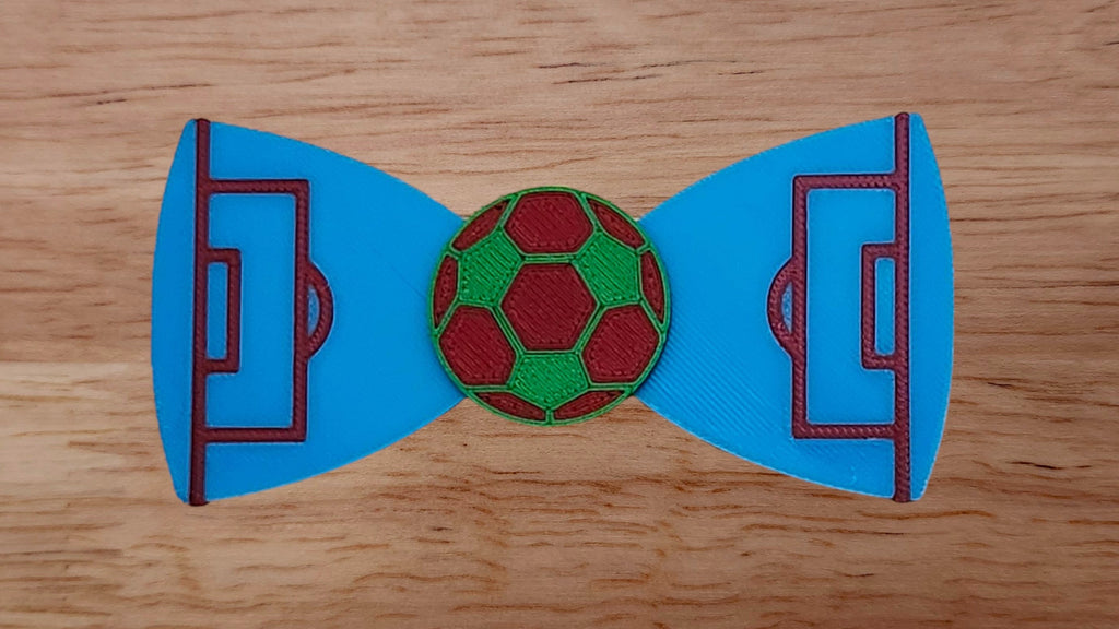Soccer Ball Base with Soccer/Football Field Back