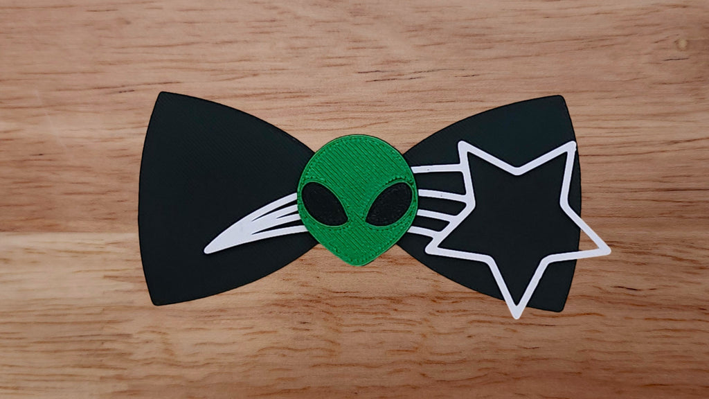 Alien Head Base with Shooting Star Brim and Solid Back