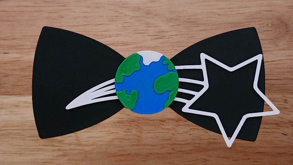 Earth Base with Shooting Star Brim and a Solid Back