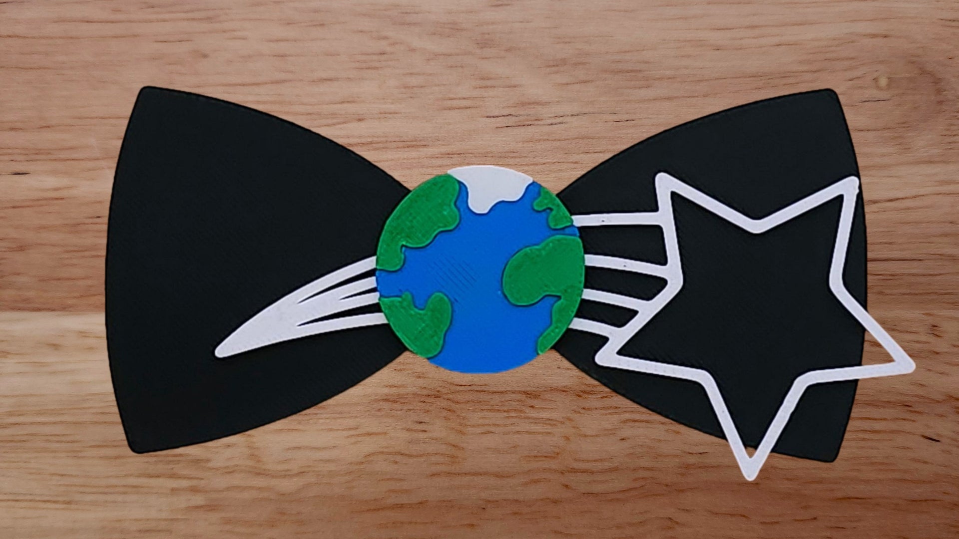 Earth Base with Shooting Star Brim and a Solid Back