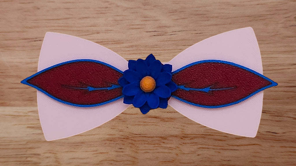 Lotus 3D Base with Two Leaves Brim and Solid Back
