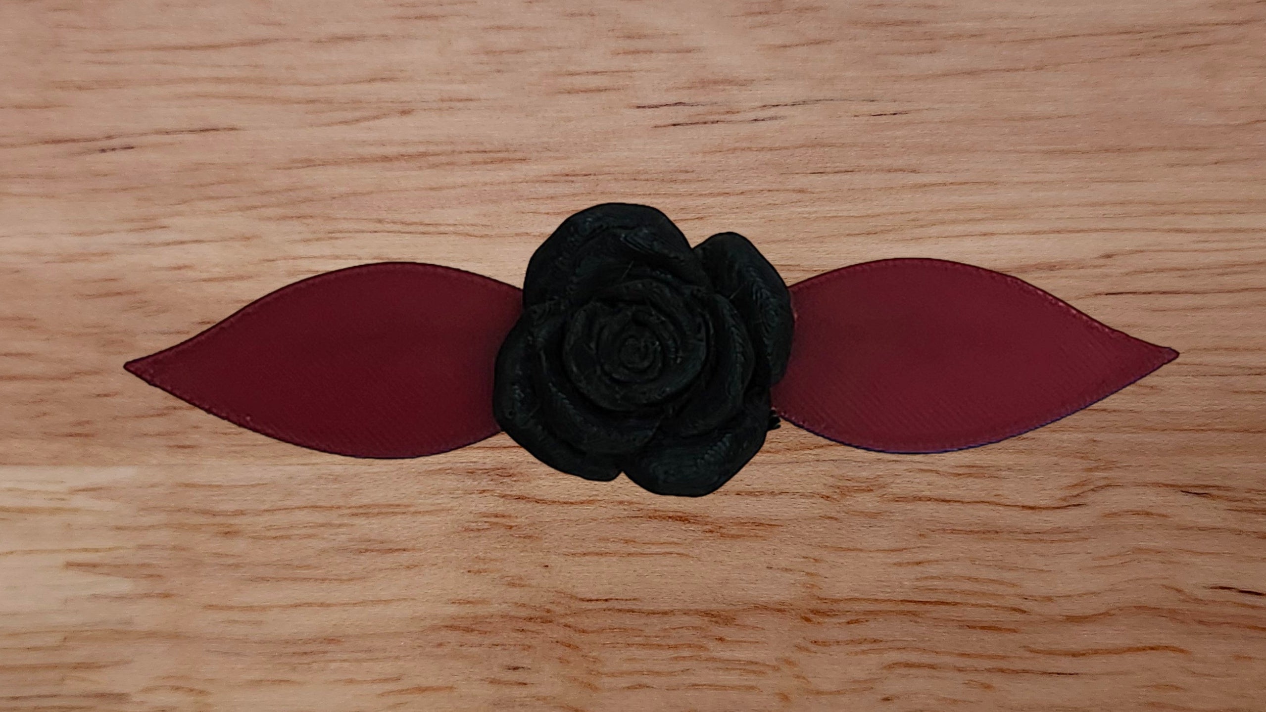 Rose Base with Two Leaves Brim (Flip side)