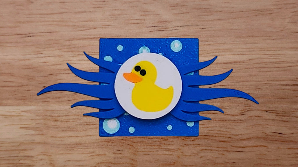 Rubber Duck Base with Bubbles Brim and Bonfire Brim (Flip Side)