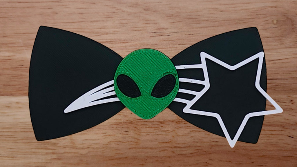 Alien Head Base with Shooting Star Brim and Solid Back