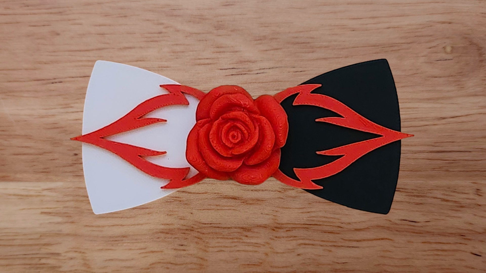 Rose Base with Fire Edge Brim and Half and Half Back