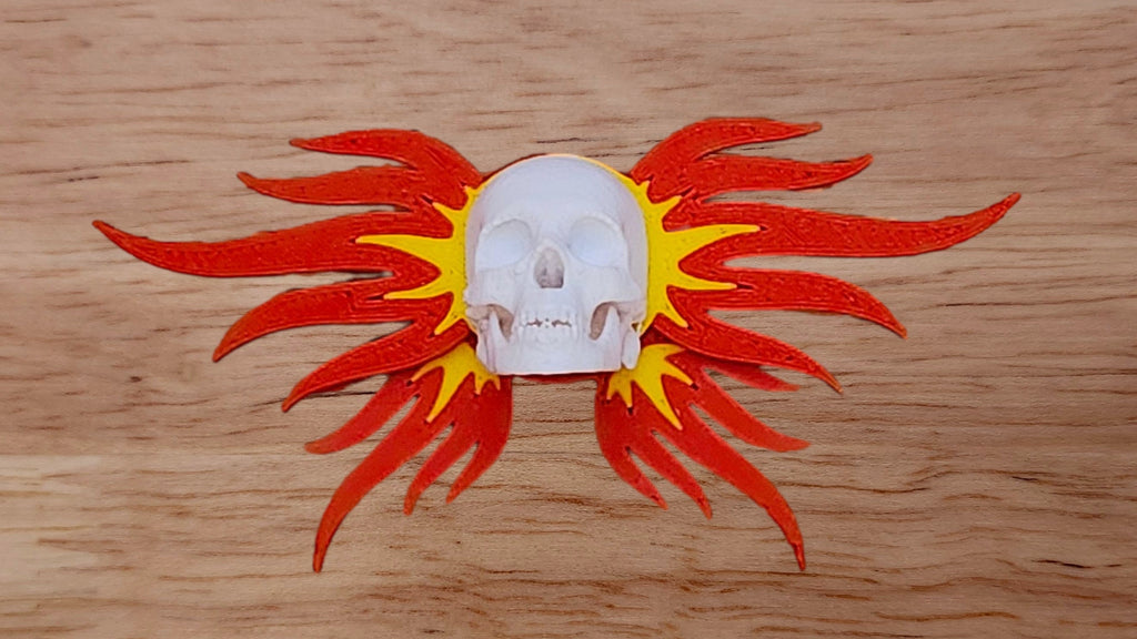Skull base with Bonfire Brim and Bonfire Bottom Brim