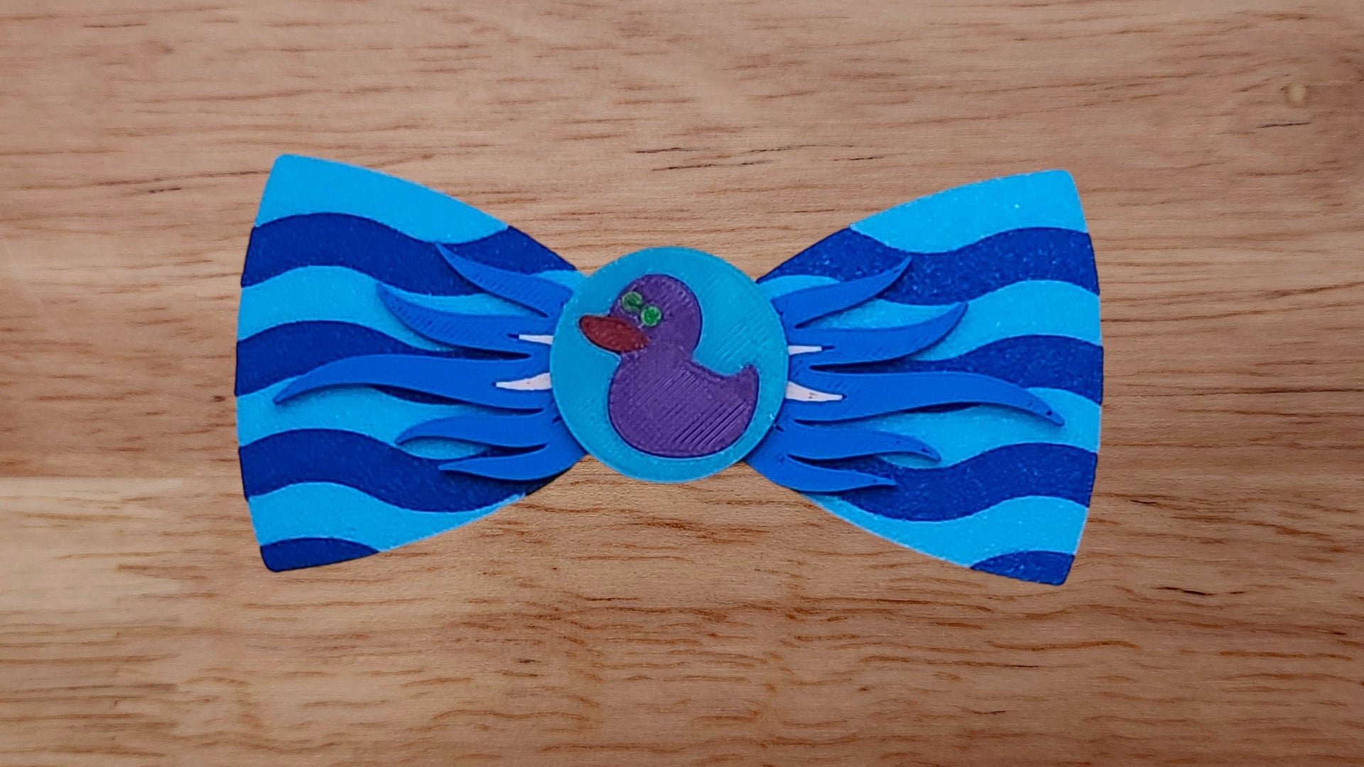 Rubber Duck Base with Bonfire Brim and Wave Back