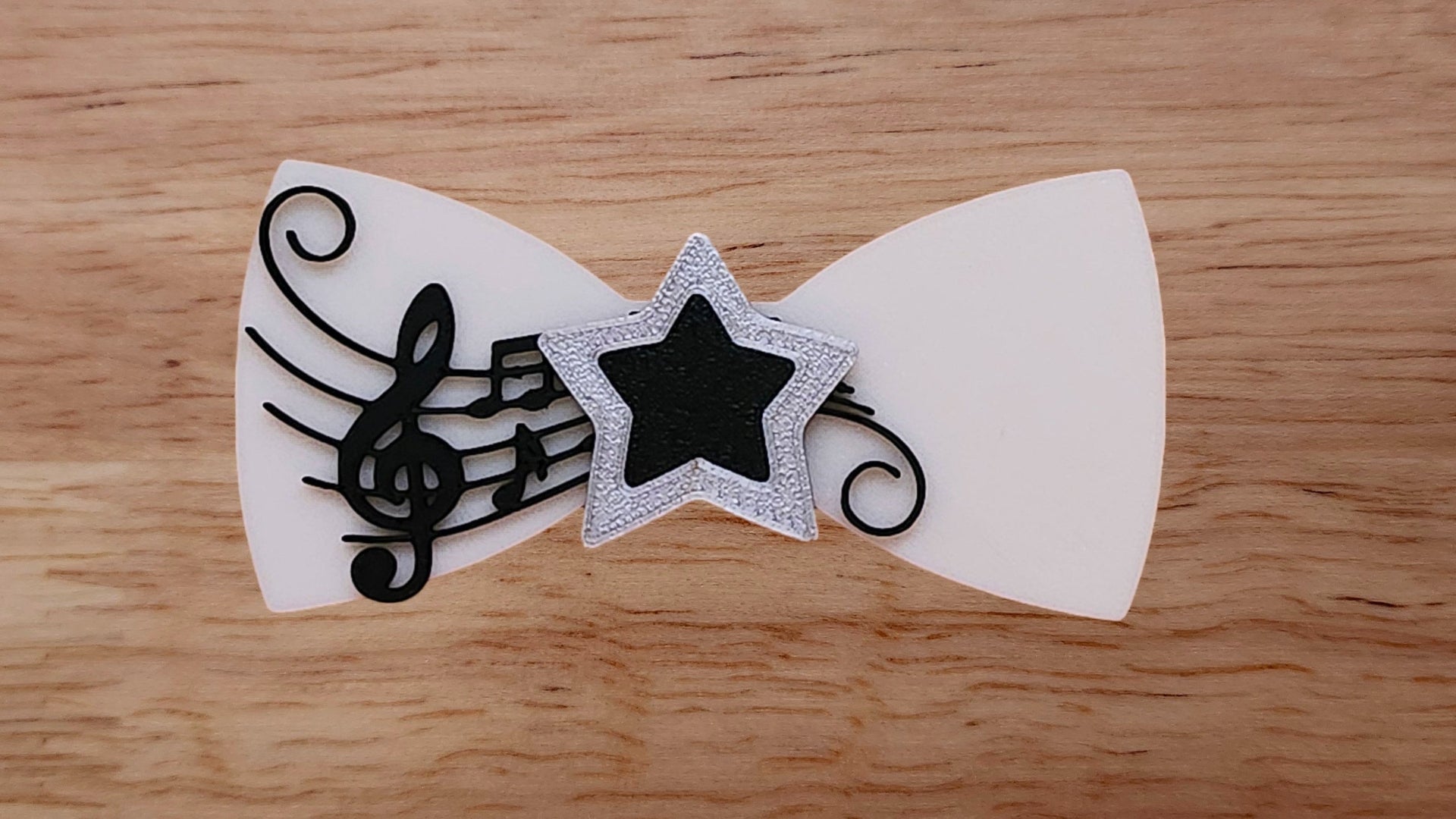 Star Base with Sheet Music Brim and Solid Base