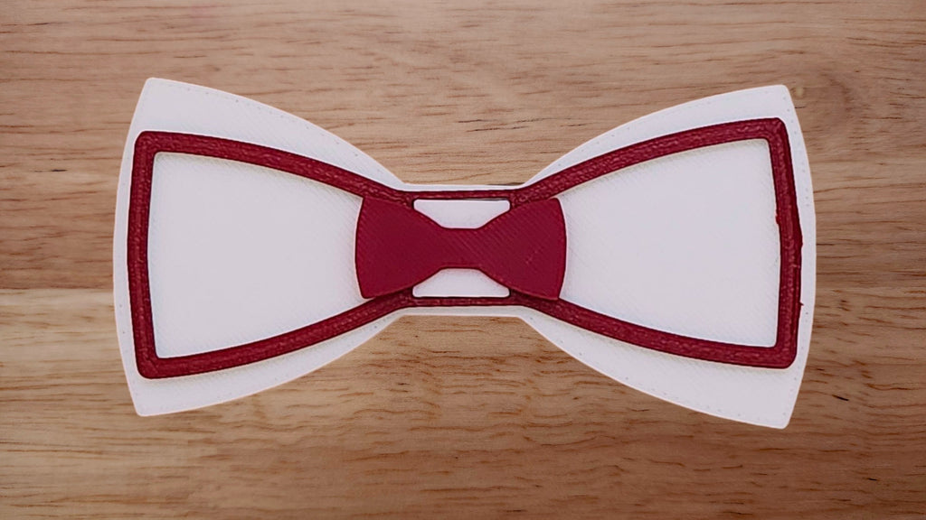 Mini Bow Tie Base with Bow Tie Shaped Edge Brim Small and Solid Back