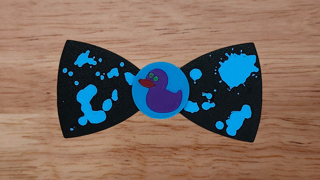 Rubber Duck Base with Splatter Back