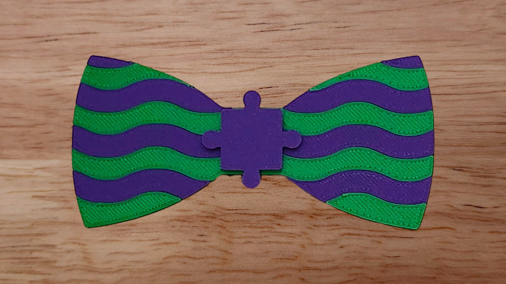 Puzzle Piece Base with Wave Back