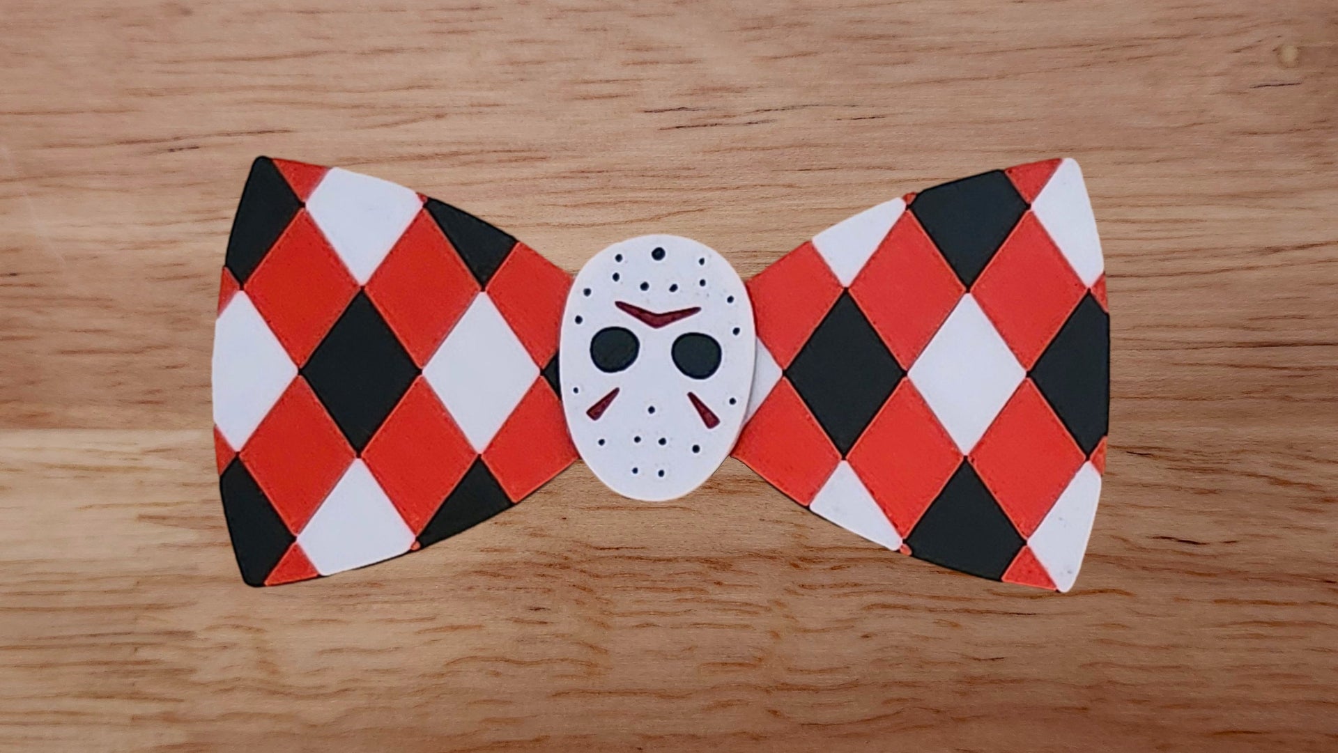 Hockey Goalie Mask Base with Harlequin Back