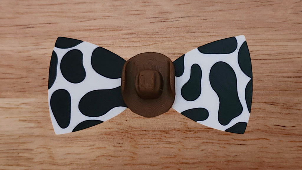 Cowboy Hat Base and Cow Print Back