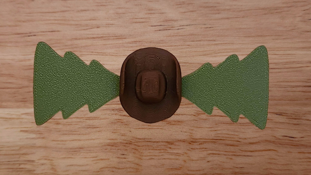 Cowboy Hat Base with Tree/Christmas Tree Brim