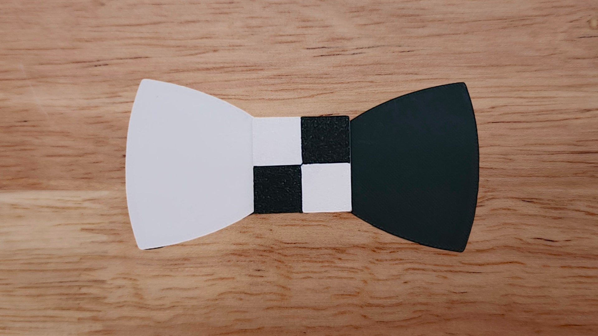 2 Tone Check Print Base with Half and Half Back
