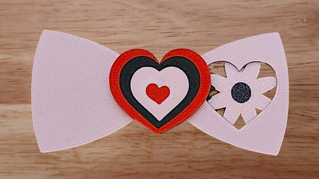 Fancy Heart Base with Heart Hole Brim and Flower Brim