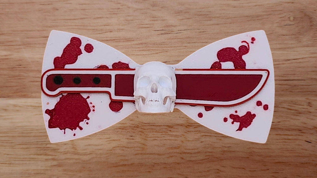 Skull Base with Machete/Knife Brim and Splatter Back