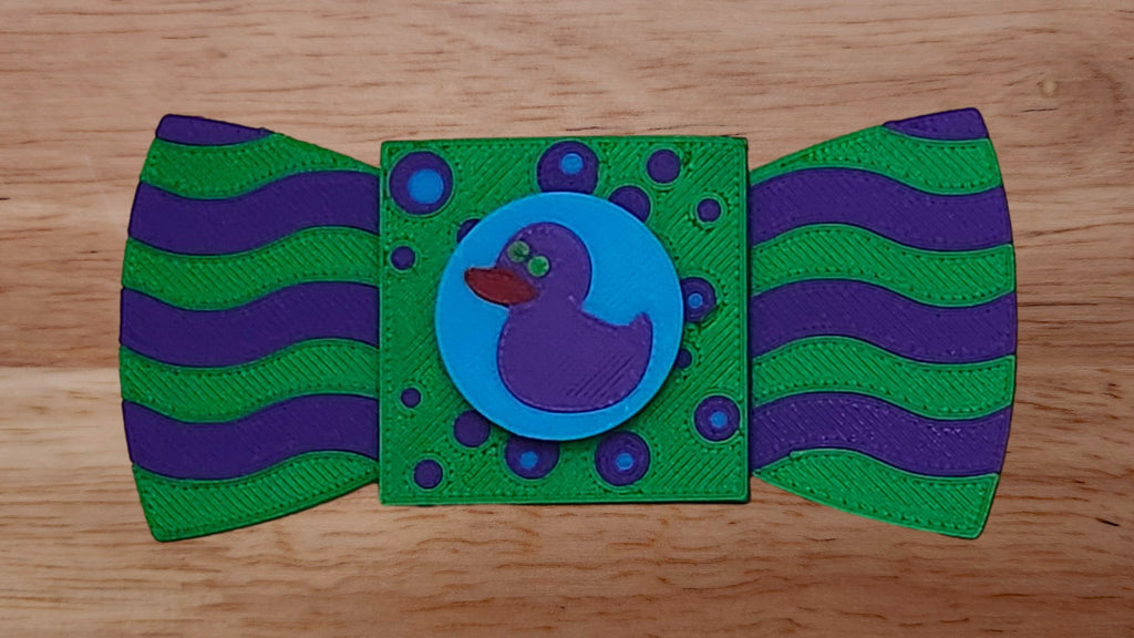 Rubber Duck Base with Bubbles Brim and Wave Back