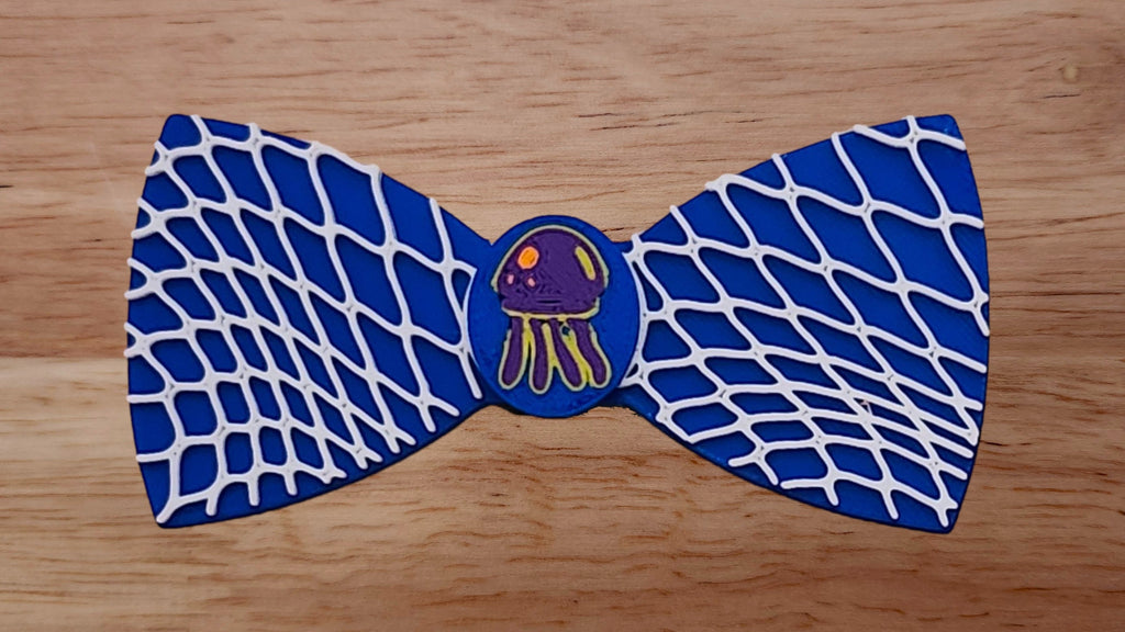 Jellyfish Base with Net Brim and Solid Back