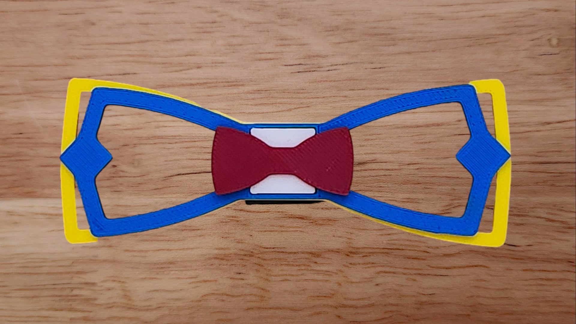 Mini Bow Tie Base with Bow Tie Shaped Edge Brim Small and Diamond Tip Brim