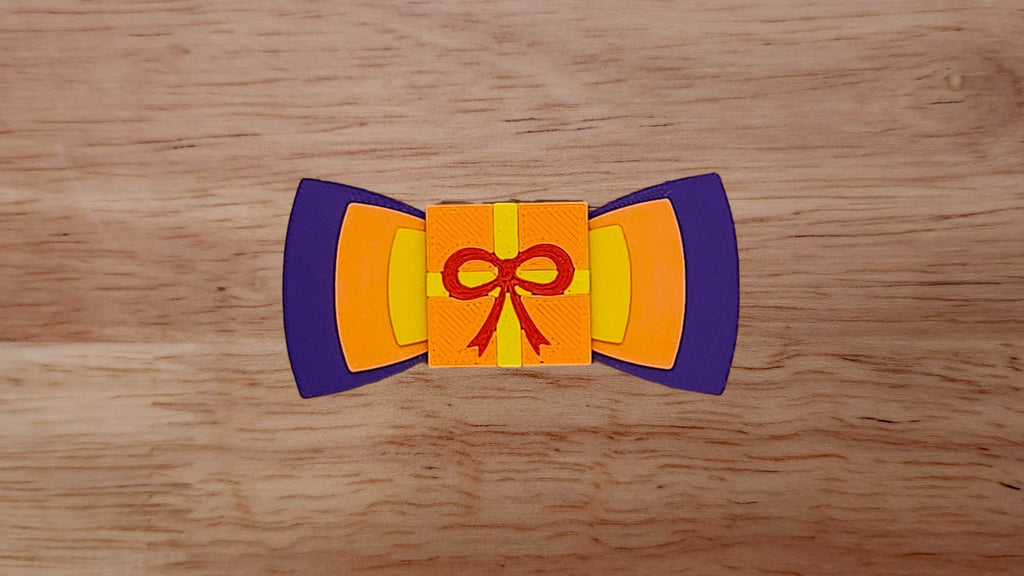 Gift Base with Bow Tie Stack Brim