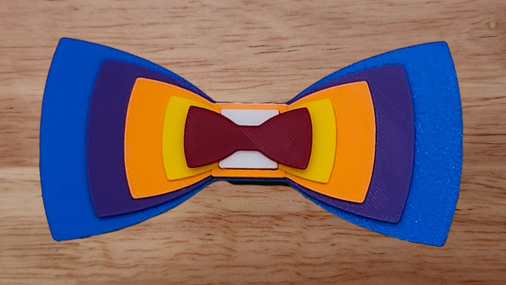 Mini Bow Tie Base with Bow Tie Stack Brim and Solid Back