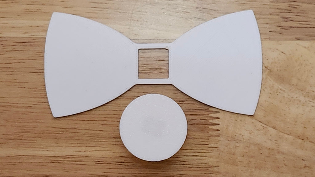 Bespoke It Yourself/Solid White Circle Base Set undecorated pieces shown separately
