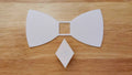 Bespoke It Yourself/Solid White Diamond Base Set undecorated, pieces shown separately