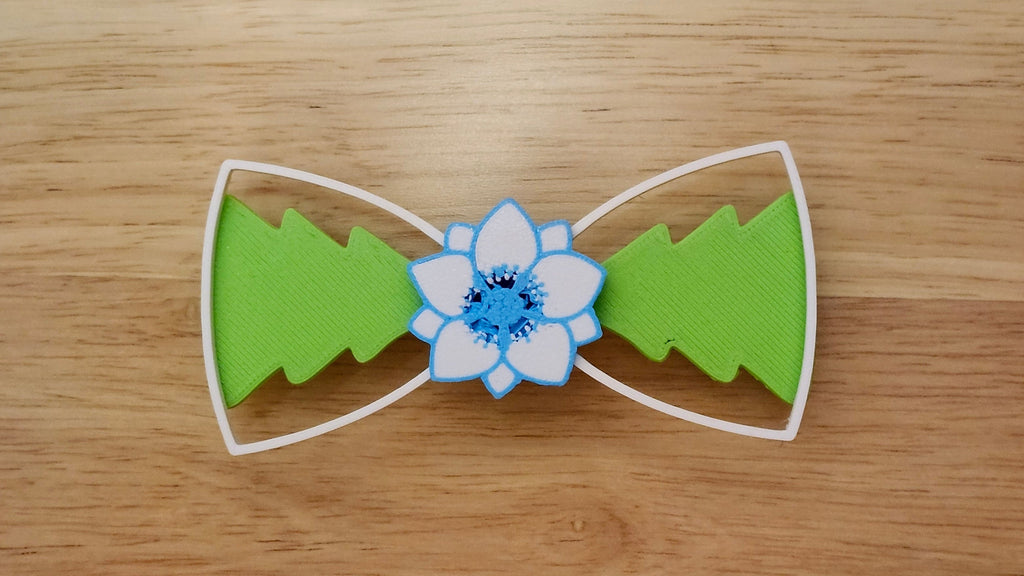 Lotus Flat Base with Tree/Christmas Tree Brim and Bow Tie Shaped Edge Brim