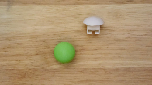 Two Bespoke It Yourself/Solid Round Bases, one from top other is a side view