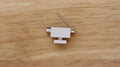 No Top Button Adapter With Pin Top View