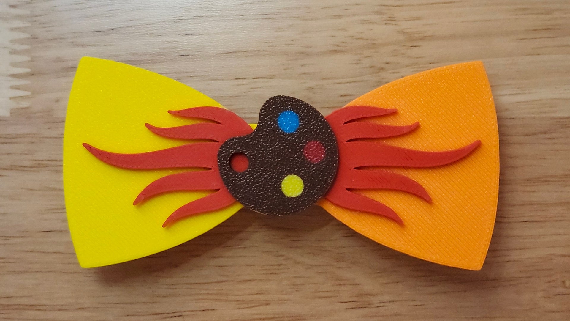 Paint Palette Base with Bonfire Brim and Half and Half Back