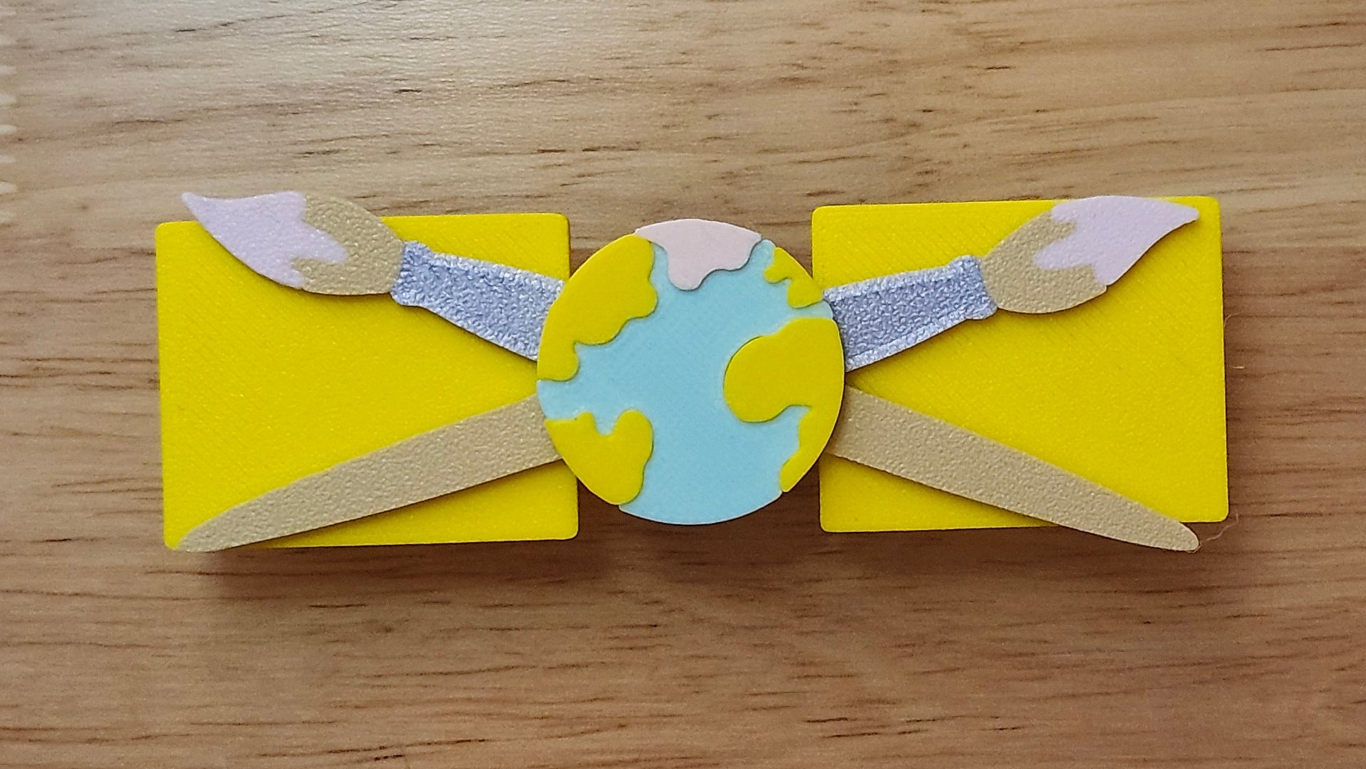 Earth Base with Paint Brush Brim and Graham Cracker/Rectangle Base