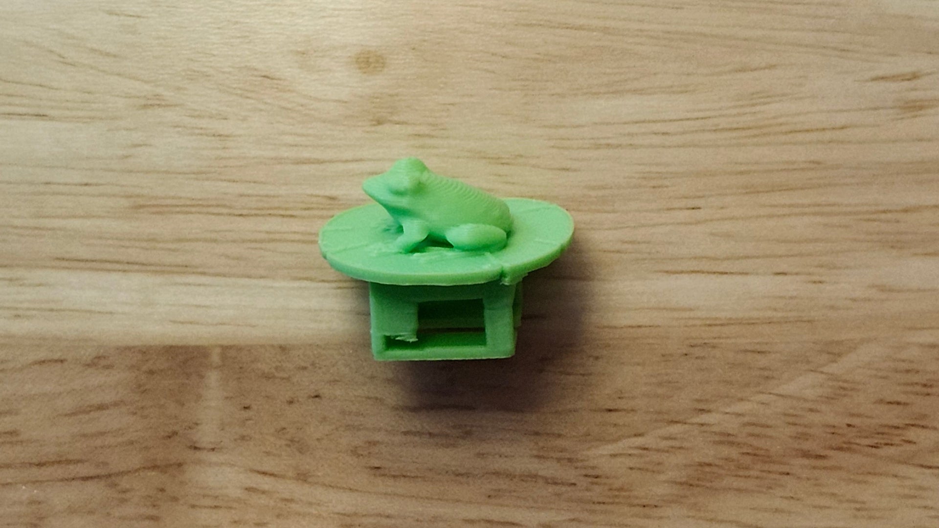 Frog Button Cover 3D printed for use as a bow tie, button cover, necklace, pin, hat pin, lapel pin and so much more.