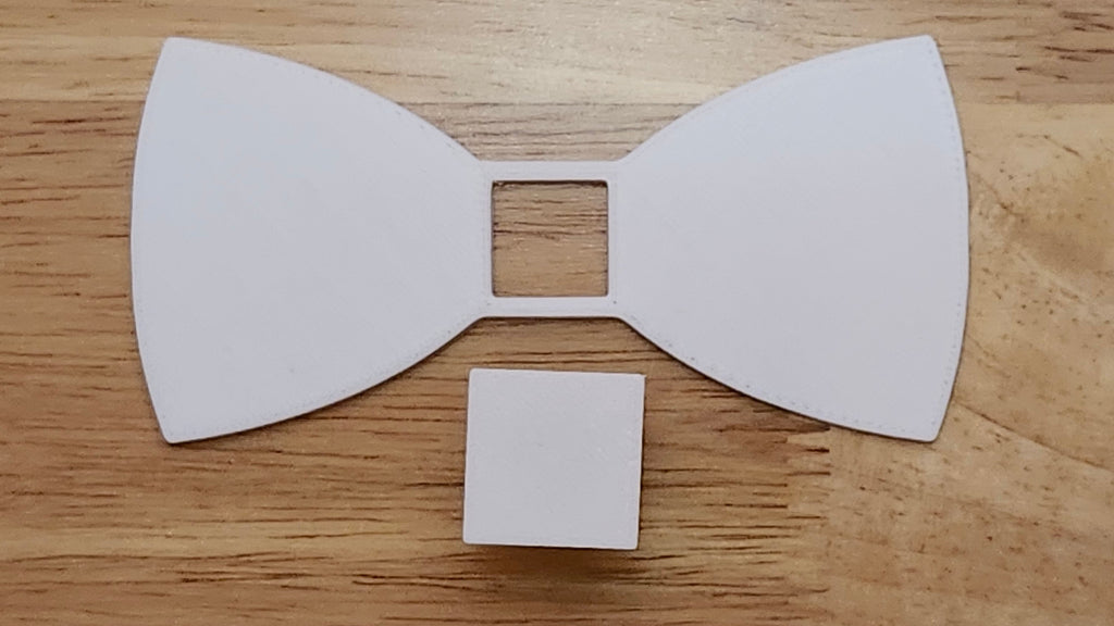 Bespoke It Yourself/Solid White Square Base Set undecorated, pieces shown separately