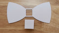 Bespoke It Yourself/Solid White Square Base Set undecorated, pieces shown separately