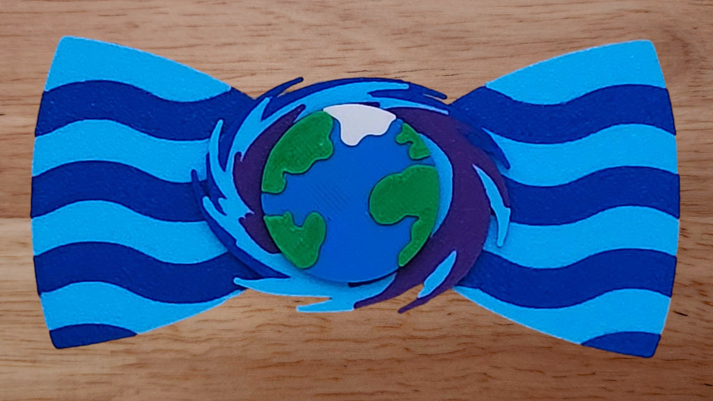 Earth Base with Fire/Hurricane Oval Brim and Wave Back