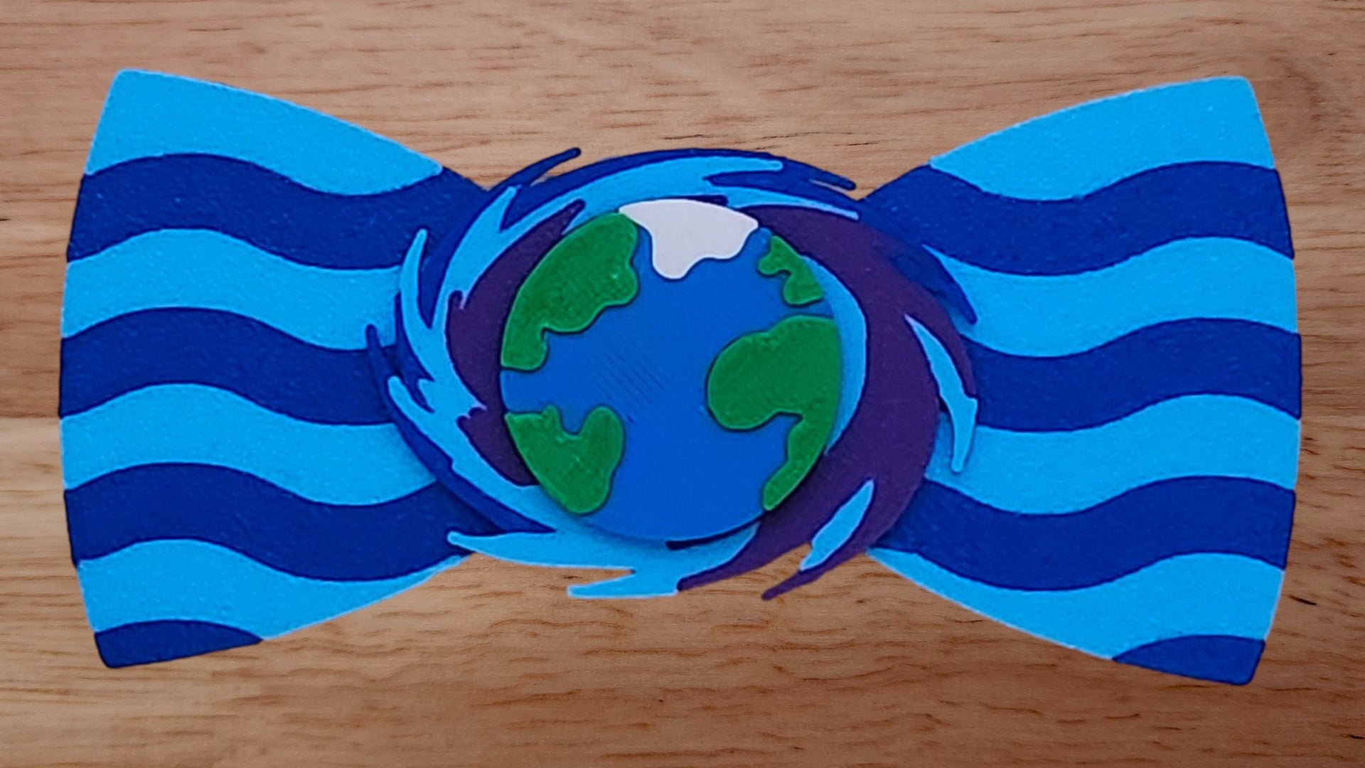 Earth Base with Fire/Hurricane Oval Brim and Wave Back