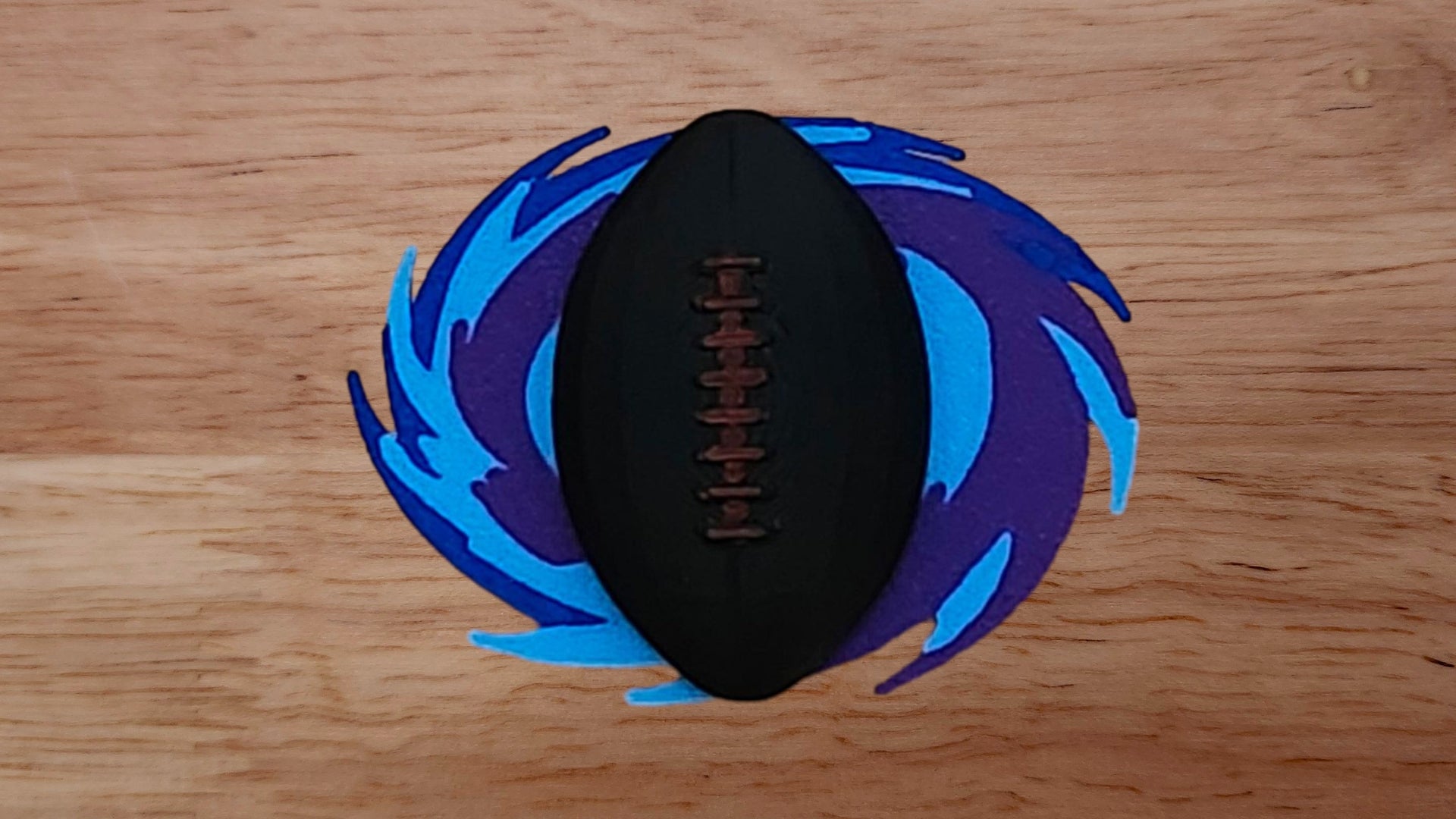 Football Base with Fire/Hurricane Oval Brim
