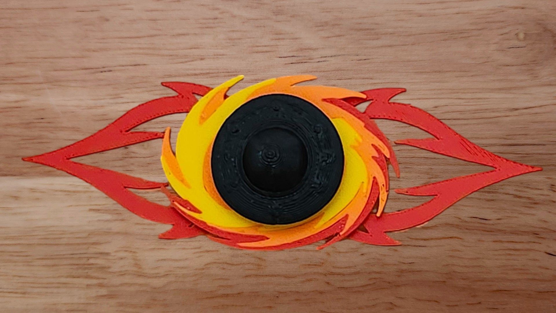 Spaceship/UFO Base with Fire/Hurricane Oval Brim and Fire Edge Brim