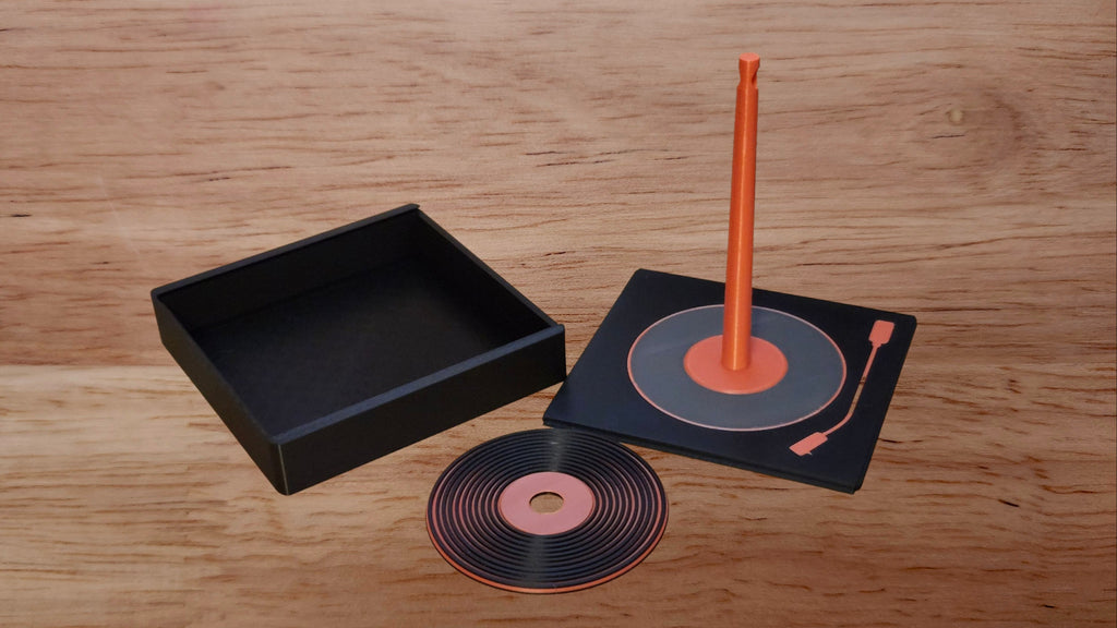 Record Player Porta Knotty